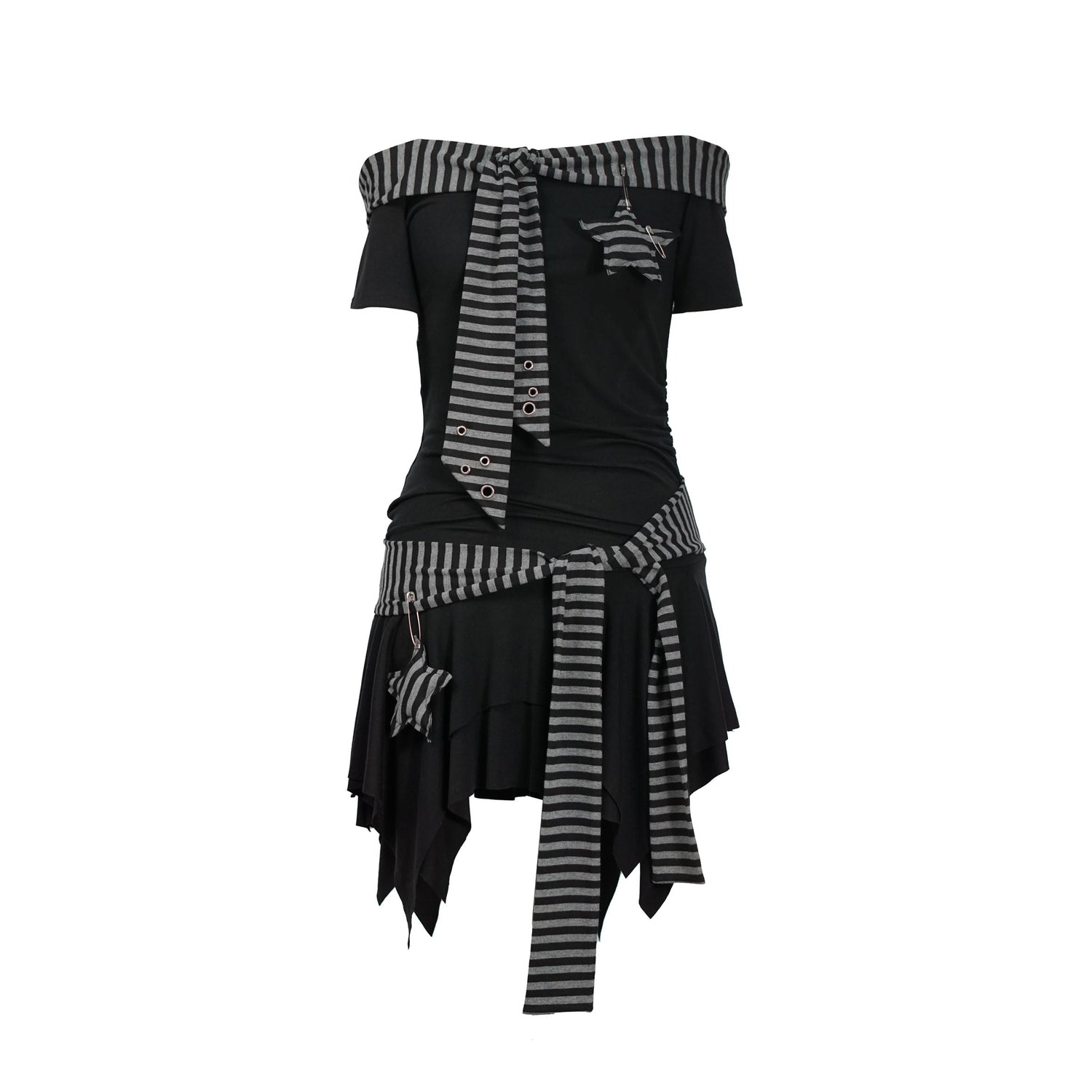 Update c Seafarer Punk Starfish Lace Up Mini Dress