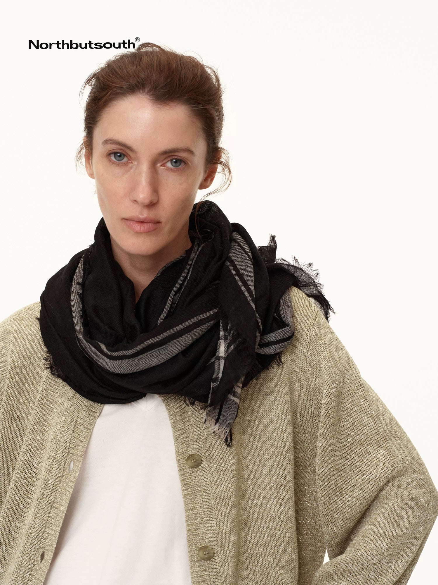 Black And White Stripe Women&