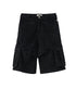 Achihara Stretch Washed Cotton Cargo Capri Pants