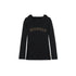Achihara Summer Cool Long Sleeve Hooded Split Hem T Shirt