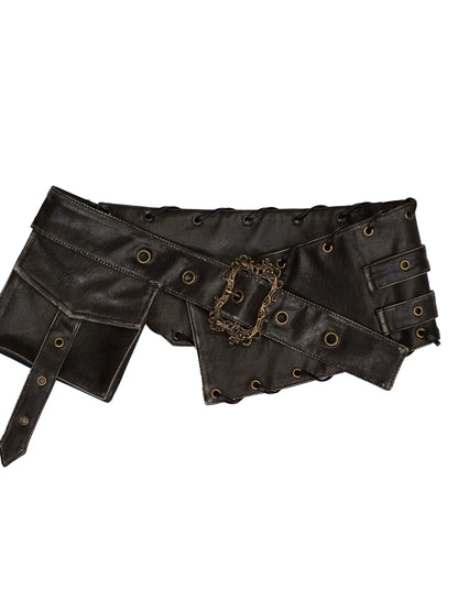 Sea Witch Poetry Corset Belt with Vintage Buckle