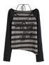 Cest Nous Punk Graffiti Sheer Mesh Sun Protection Top