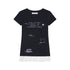 Achihara Time Bandage Floral Trim Tee