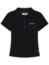 Achihara Glassine Polo Tee Slim Fit Breathable Short Sleeve Top