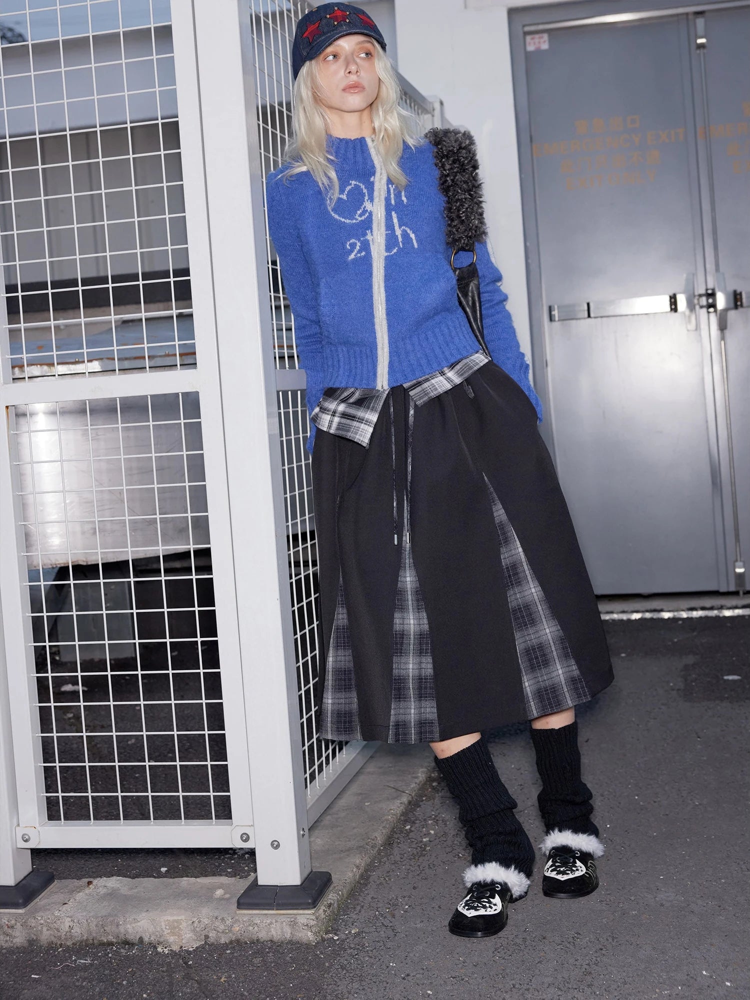 Furry Love Letter Suede Platform Birkenstocks