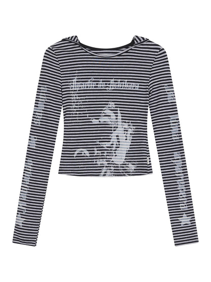 Salome Summer Tee With Moon Print