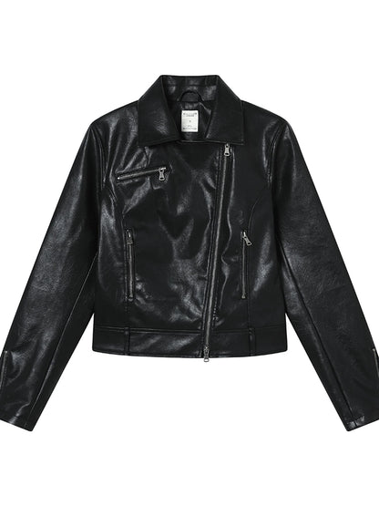 Minnie S Vintage Pu Leather Jacket