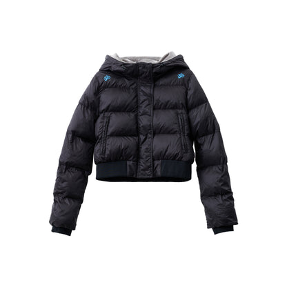 Achihara Om Embroidered Short Puffer Jacket