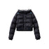 Achihara Om Embroidered Short Puffer Jacket