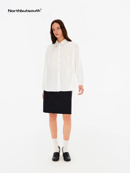 Black Mid Low Waist A Line Women&
