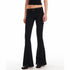 ALINNV STUDIO Low Waist Lace Panel Stretch Flare Pants