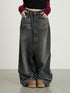 Achihara Drop Crotch Baggy Jeans Oversized Wide Leg Trousers