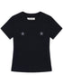Achihara Sleepless Stars Embroidered Tee