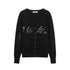 Update Achihara Achihara 2025 Knit Cardigan With Print V-Neck T-Shirt Long-Sleeve