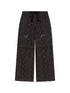 Snake Print Cargo Pants Wide Leg Drag Pants
