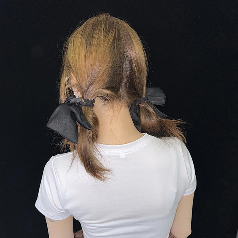 Black Velvet Bow Hair Accessories Headbands Hair Ties