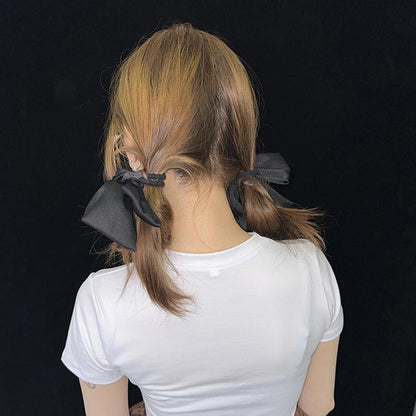 Black Velvet Bow Hair Accessories Headbands Hair Ties