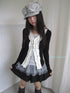 Updateang project Vintage Polka Dot Lace Trim V-Neck Long Sleeve Tee
