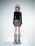 UpdateNN NORTH NODE Oversized Slanted Shoulder Knit Top