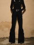 UpdateNN NORTH NODE Original Design Flared Denim With Fringe Hem
