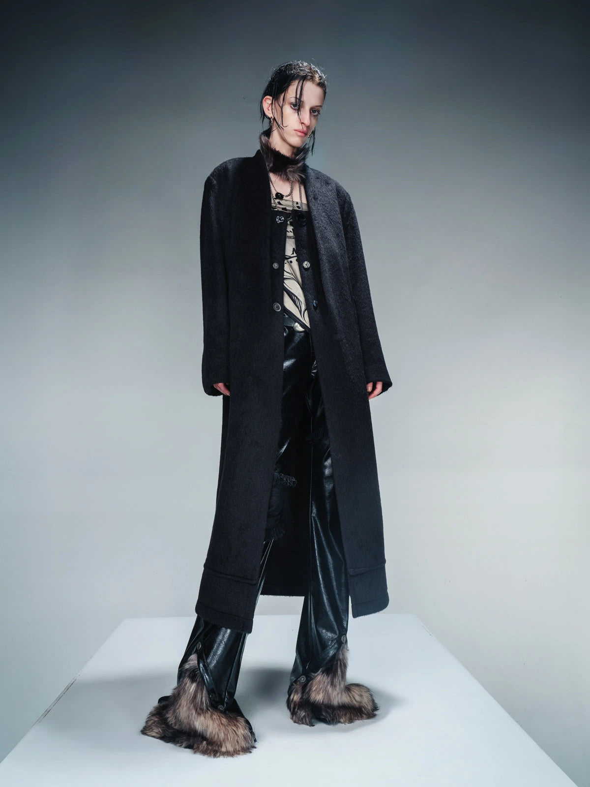 Tailored Mid Length Wool Coat