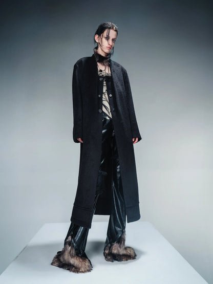 Tailored Mid Length Wool Coat