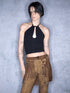 UpdateNN NORTH NODE Heartwild Flash Beaded Modal Halter Top