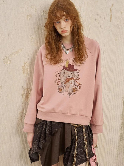 Blindfold Pup Canele Sweatshirt