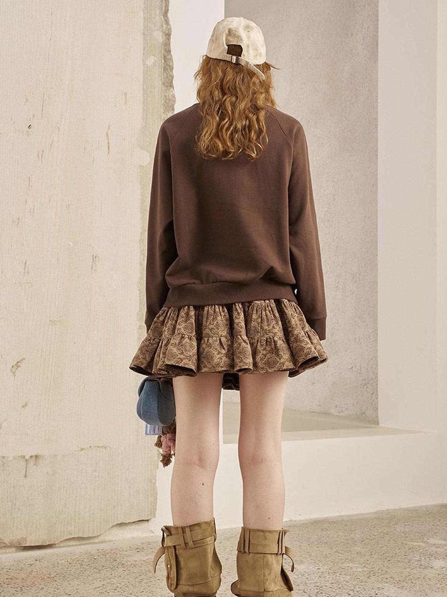 DIDDI MODA Blindfold Pup Canele Sweatshirt
