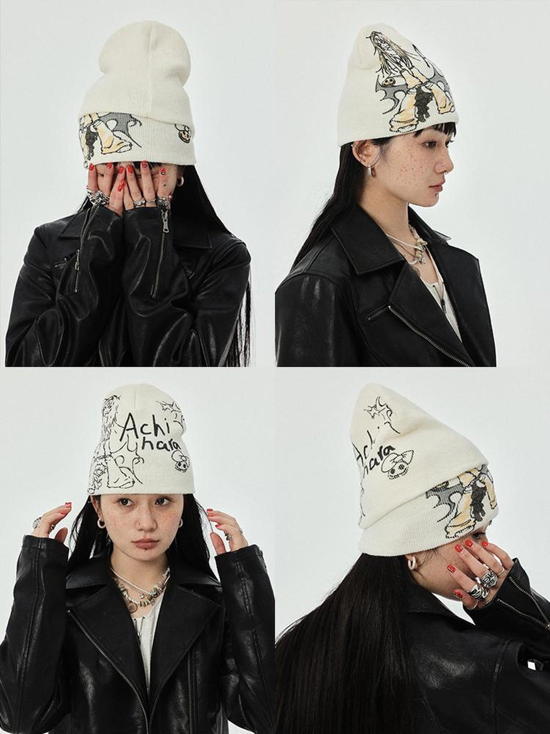Achihara Bloom Bloom Dual Persona Beanie