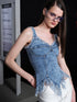 UpdateNN NORTH NODE Cowhide Fringed Strapless Vest