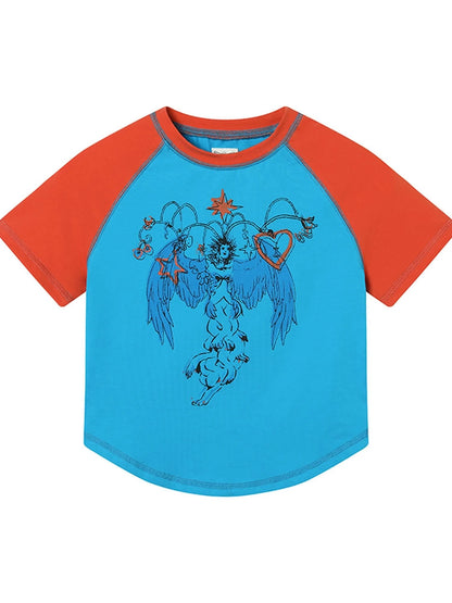 Icarus Sleeve Tee Sun Sea Colorblock