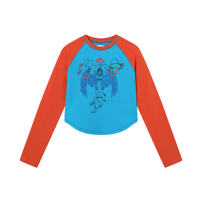 Achihara Icarus Sleeve Graphic Tee Unisex Top