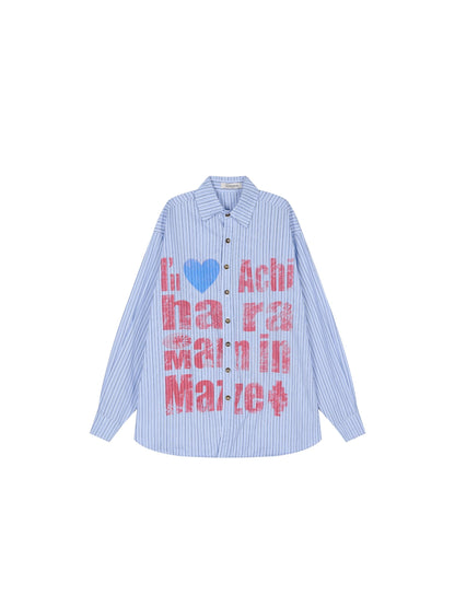 Cotton Stripes Floral Print Women&