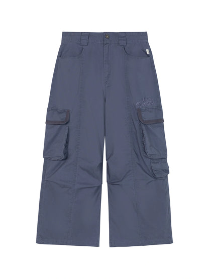 Loose Fit Denim Overalls 2025 Autumn New Drop Leg Trousers