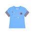 Achihara Jumping Sugar Starry Tee V Neck T Shirt Long Sleeve