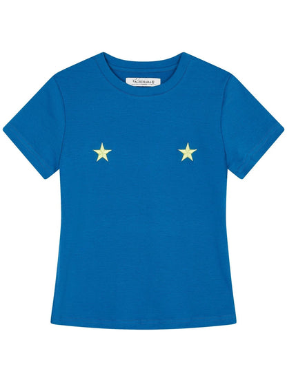 Sleepless Stars Embroidered Tee