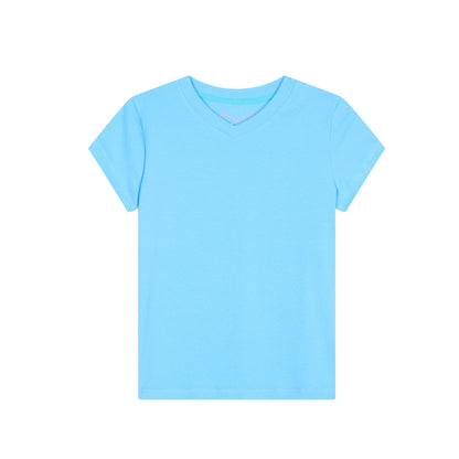 Achihara Jelly V-Neck Stretch Tee