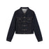 Update Achihara Classic Denim Jacket With Slightly Flared Jeans Set