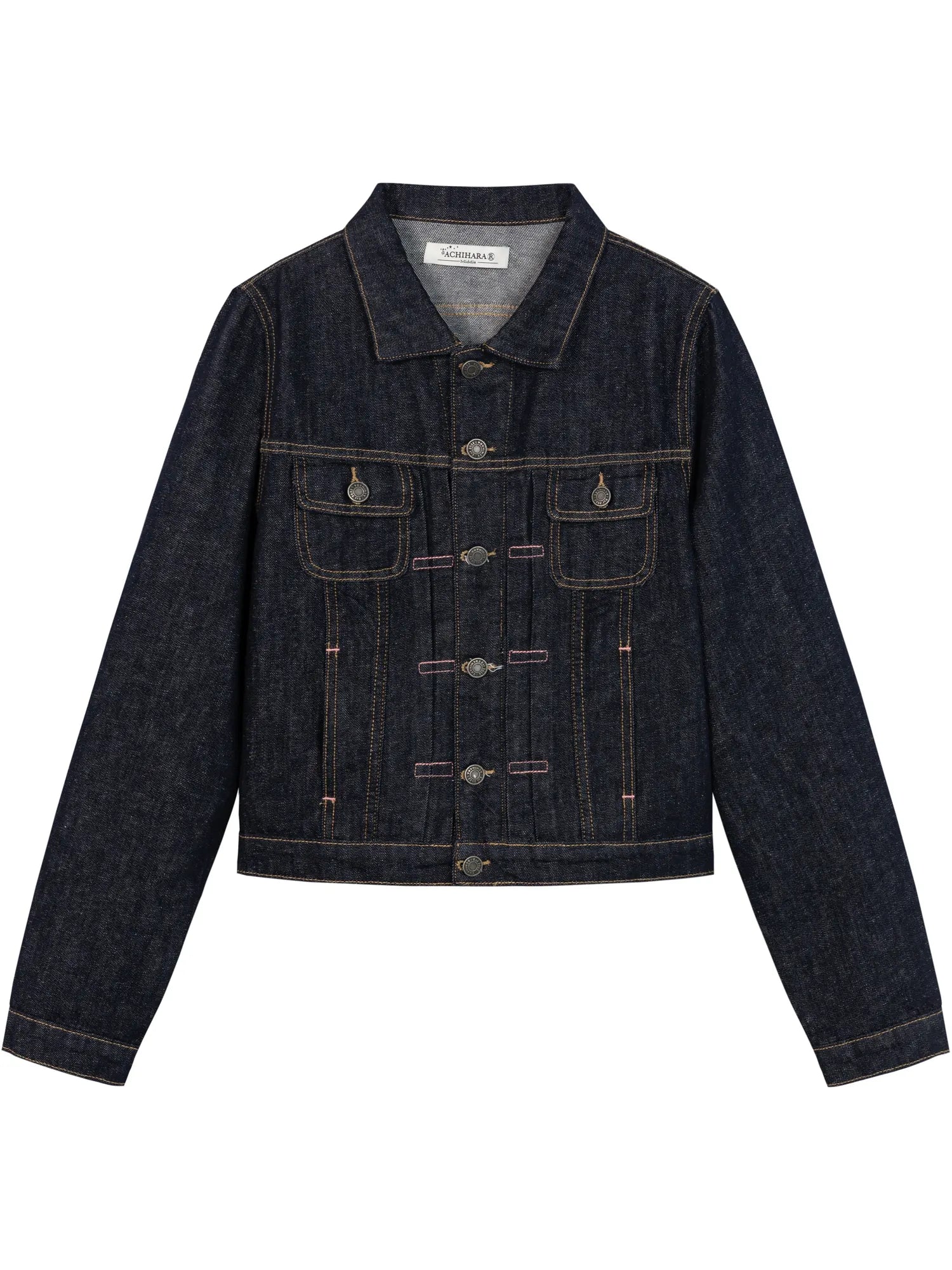 Classic Denim Jacket With Slightly Flared Jeans Set