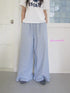 ang project Vintage Fungal Stripe Elastic Waist Wide Leg Pants