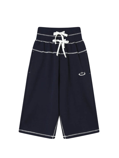 Frozen Blueberry Multi Layer Drawstring Joggers