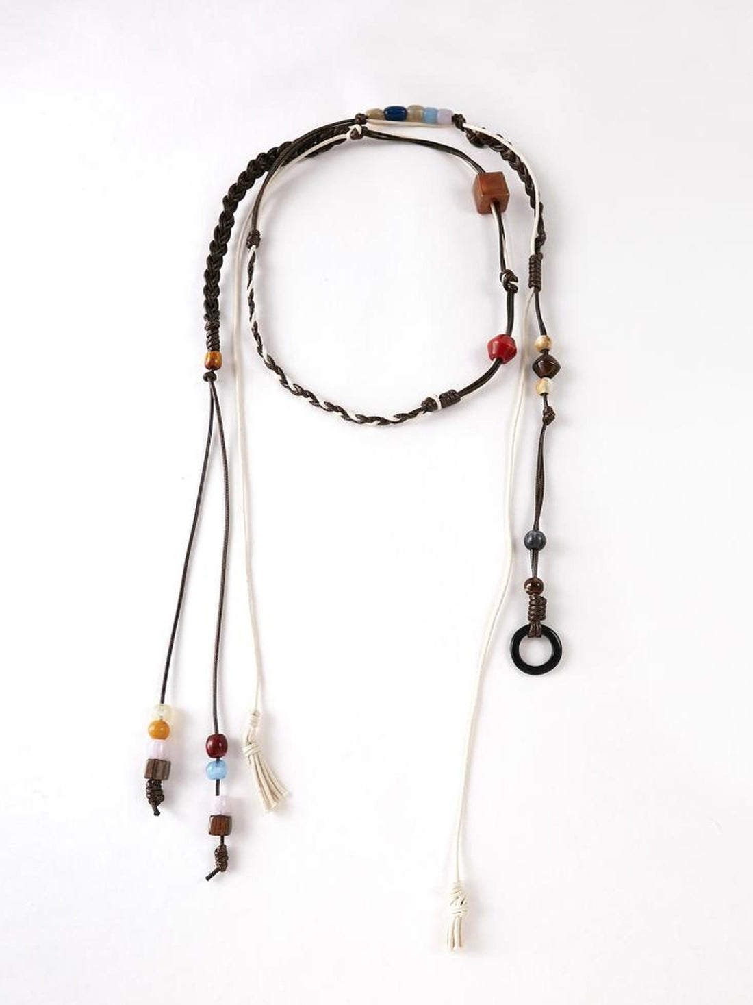 DIDDI MODA Bohemian Beaded Waist Rope With Tassel