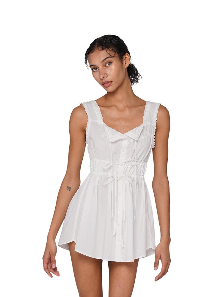 SweetChilling Boho Chic Floral Embroidered Summer Spring Farm Dresses