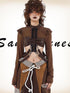 WSW WUSHENWU Bone Mist Coffee Autumn Streetwear Top