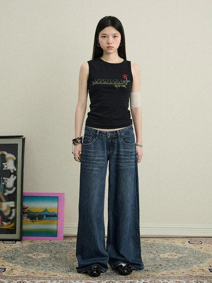 Breezy Wash Wide Leg Jeans