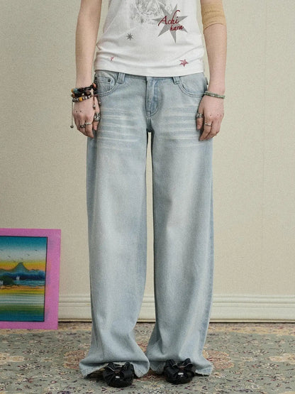Breezy Wash Wide Leg Jeans