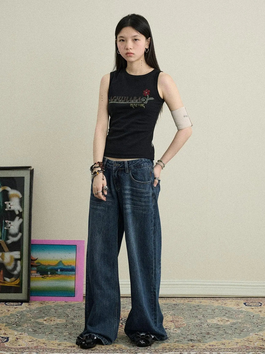 Breezy Wash Wide Leg Jeans