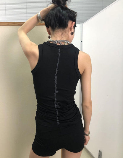 Achihara Breton Chain Romance Sleeveless Top