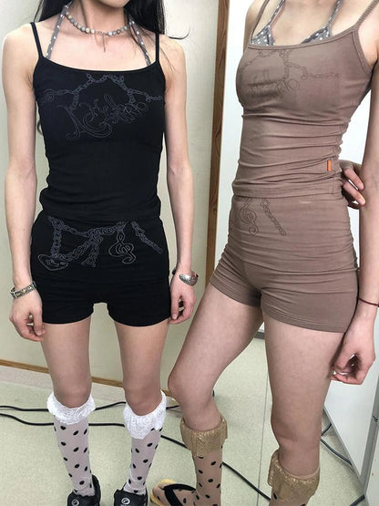 Breton Chain Romance Sleeveless Top